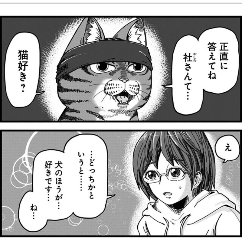 「犬派」と答える社さん